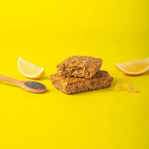 Lemon Poppyseed Oatmeal Bar