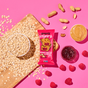 Peanut Butter & Berry Jam Stuff’d Oat Bar