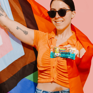 ‘Pride’ Dark Chocolate Almond Sea Salt Oat Bar