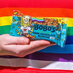 ‘Pride’ Dark Chocolate Almond Sea Salt Oat Bar