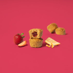 Strawberry Lemonade Stuff’d Oat Bites