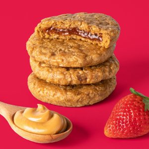 Strawberry PB&J Oat Snacks